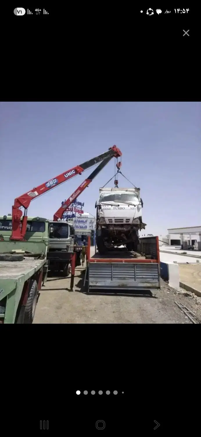 جرثقیل۳تن کفی دار ۱۰تن ۲۰تن خودروبر خدماتی مناسب|خدمات حمل و نقل|اهواز, کیانپارس |دیوار