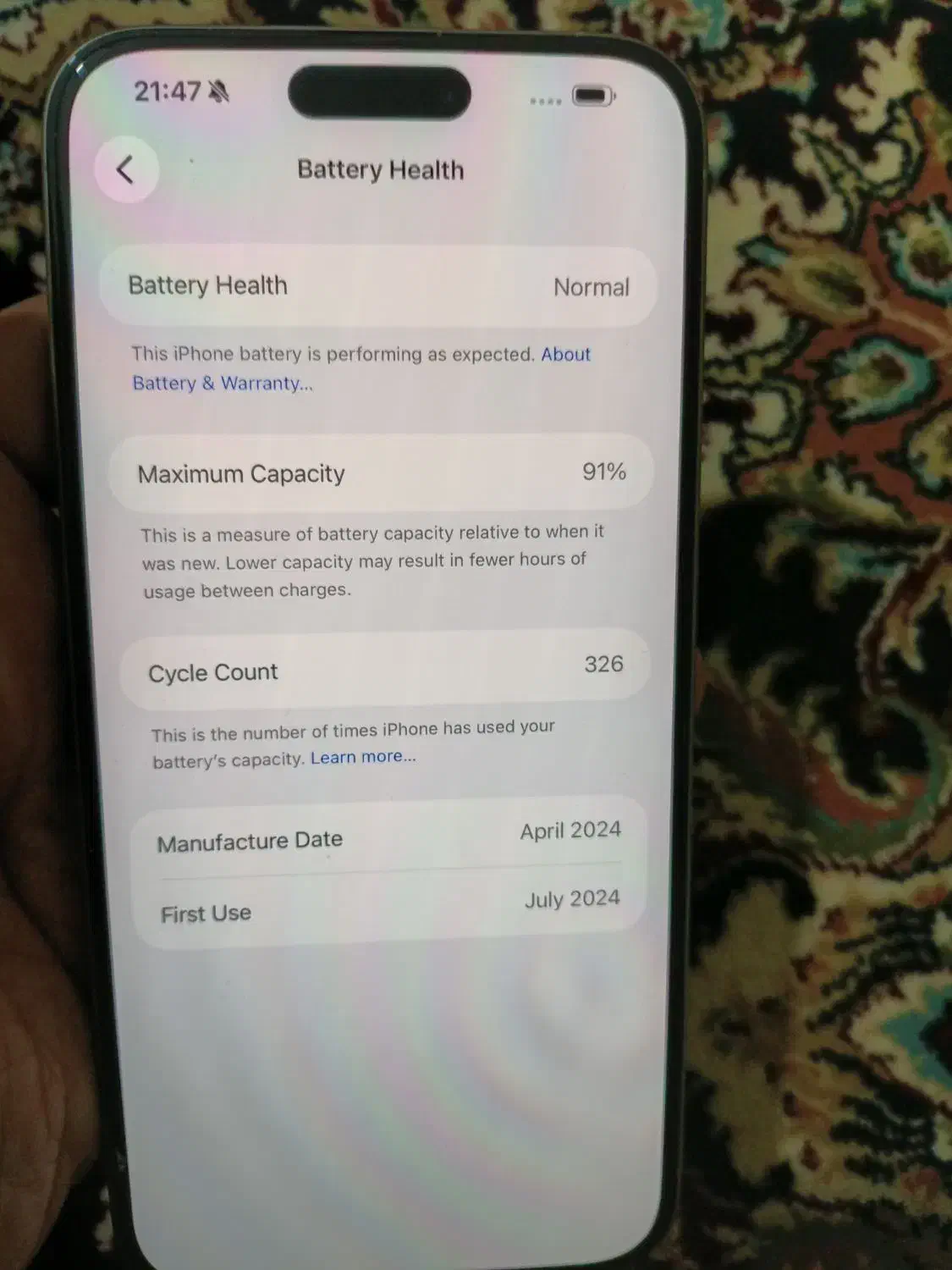 آیفون ۱۵ پرومکس ۲۵۶|موبایل|تهران, سید خندان (جلفا)|دیوار