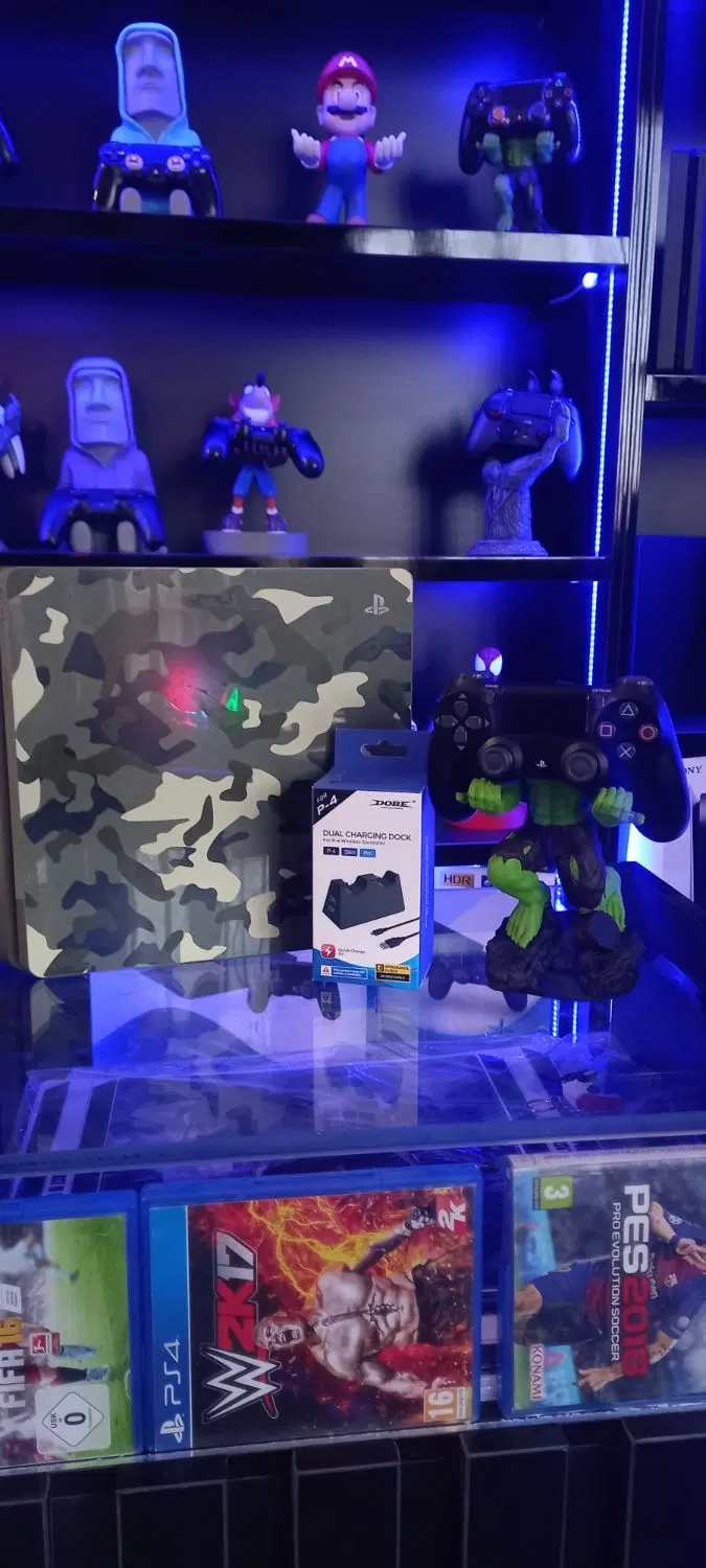 ps4 slim|کنسول، بازی ویدئویی و آنلاین|کرج, شاهین‌ویلا|دیوار