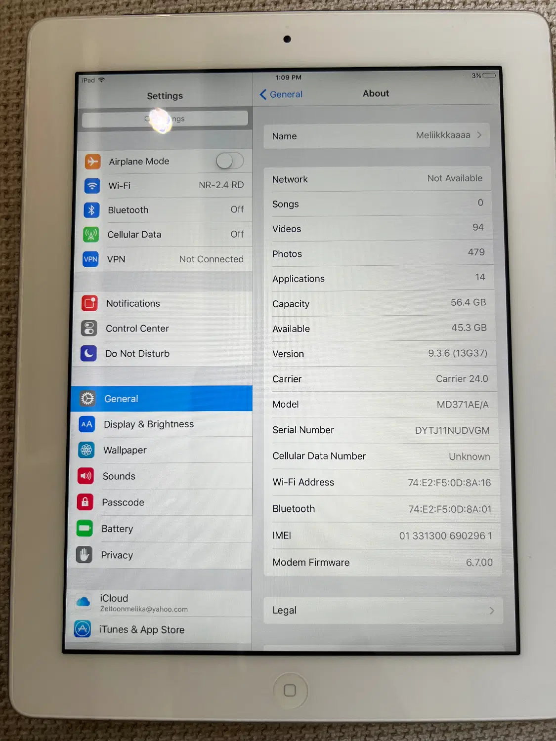 Ipad 3 cellular|تبلت|تهران, فرمانیه|دیوار