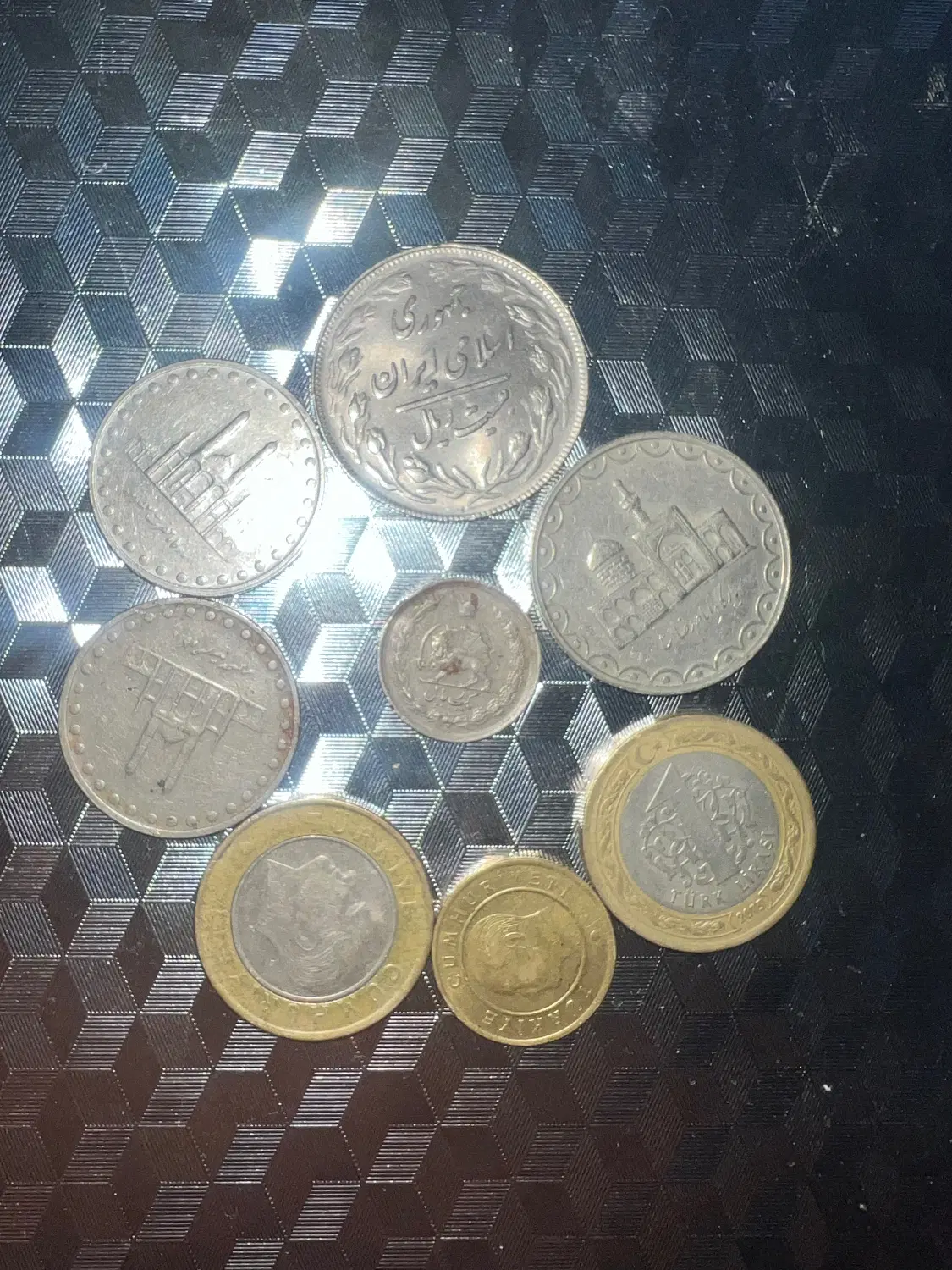 سکه قدیمی|کلکسیون سکه، تمبر، اسکناس|شاهین دژ, |دیوار