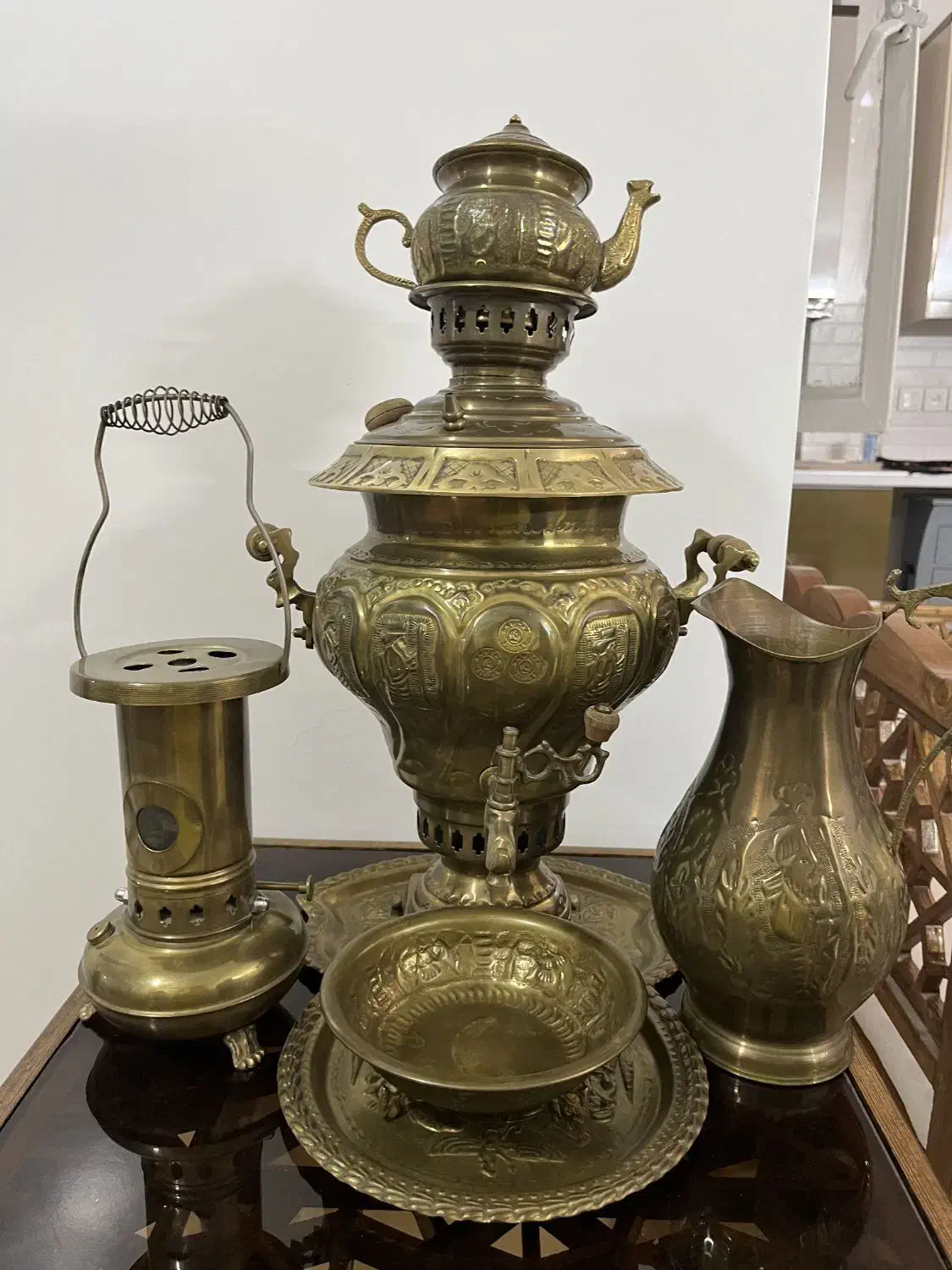 سماور زغالی کامل|سماور، چای‌ساز، قهوه‌ساز|تهران, خزانه|دیوار