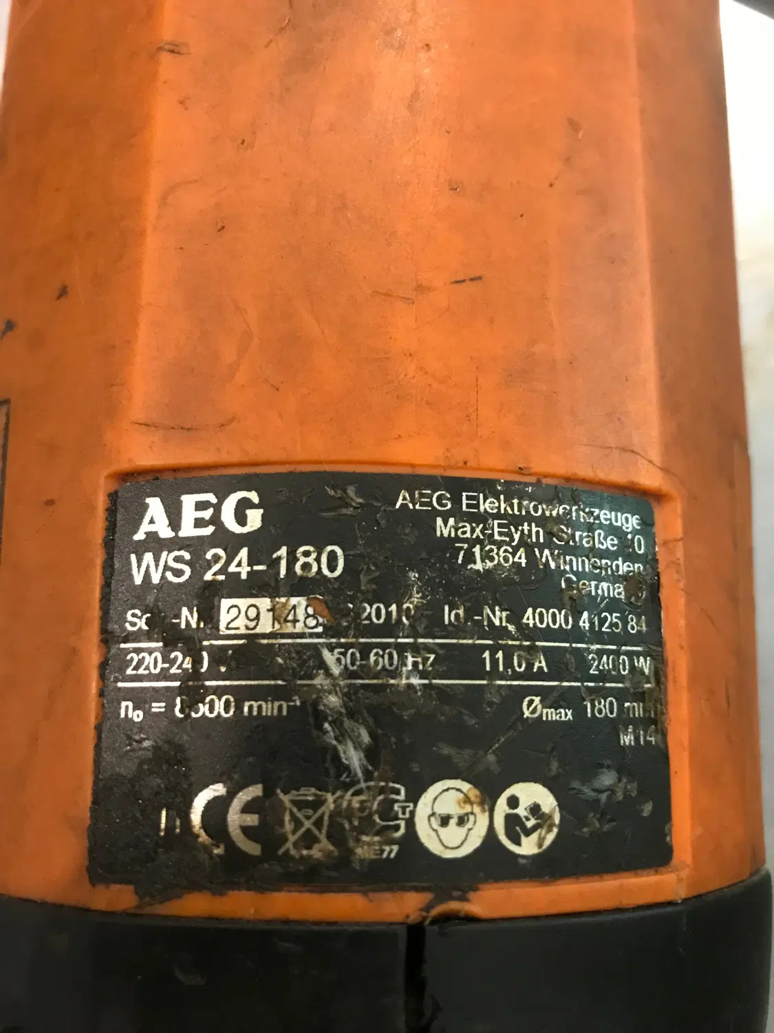 سنگ‌جت AEG|ابزارآلات|کرج, کوی زنبق|دیوار
