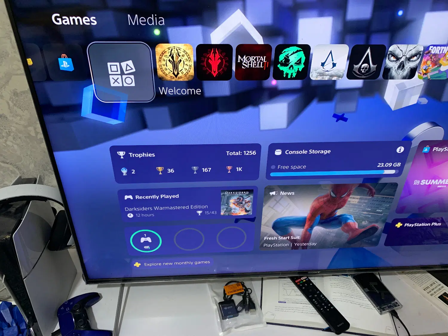 Ps5 slim 1tb|کنسول، بازی ویدئویی و آنلاین|میناب, |دیوار