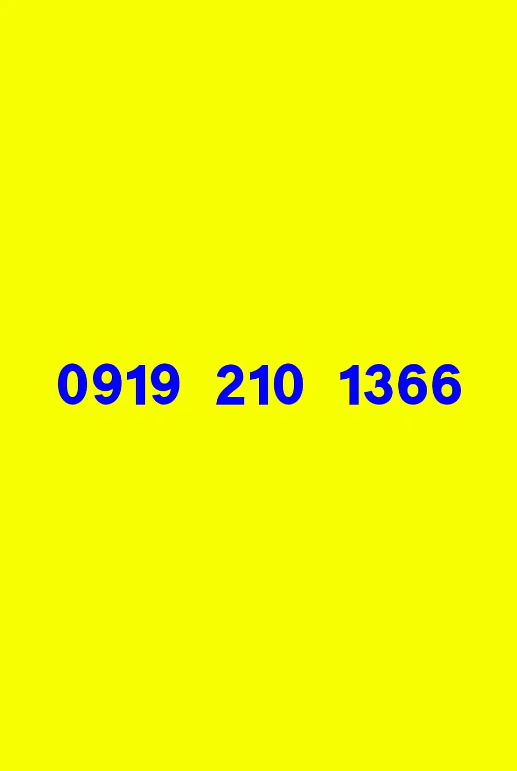 1366  210  0919|سیم‌کارت|زنجان, |دیوار