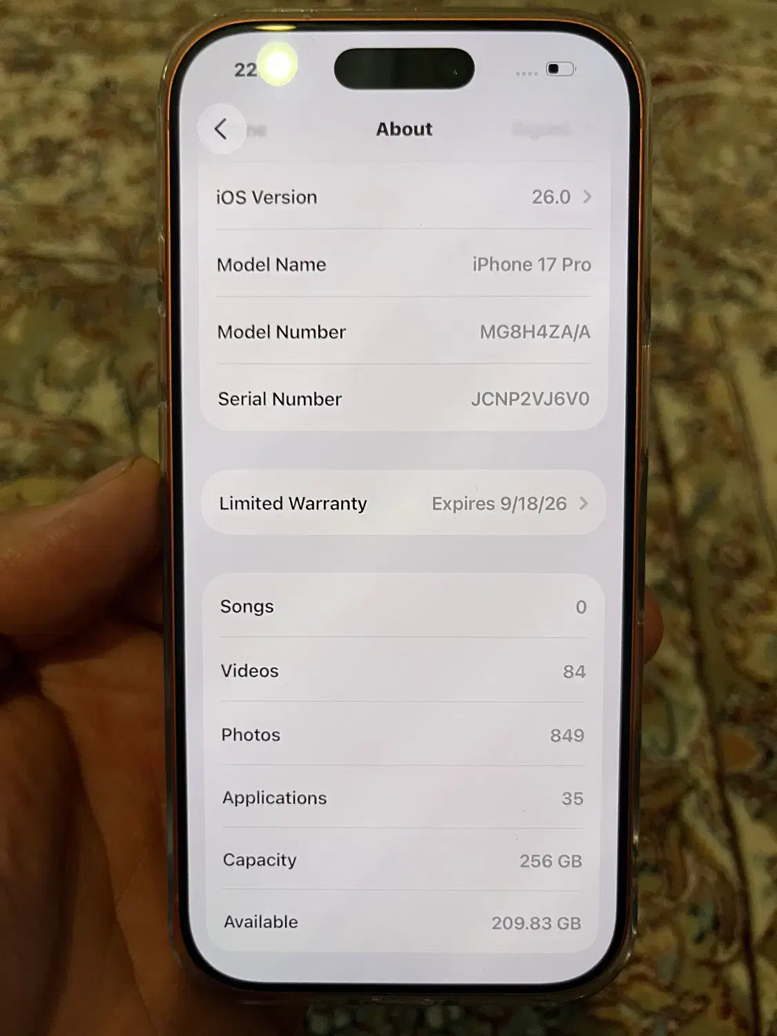 گوشی ایفون 17پر‌و 512 مدل Za/a|موبایل|مشکین‌دشت, |دیوار
