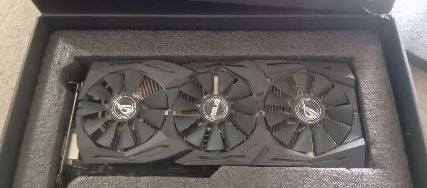 rx 580 8g oc asus rog|قطعات و لوازم جانبی رایانه|اصفهان, خرم|دیوار