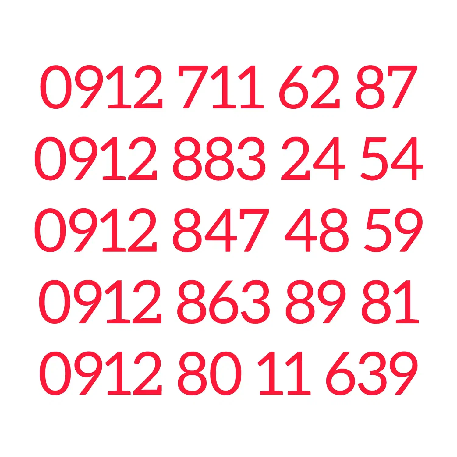 0912-847-48-59|سیمکارت|تهران, دریا|دیوار