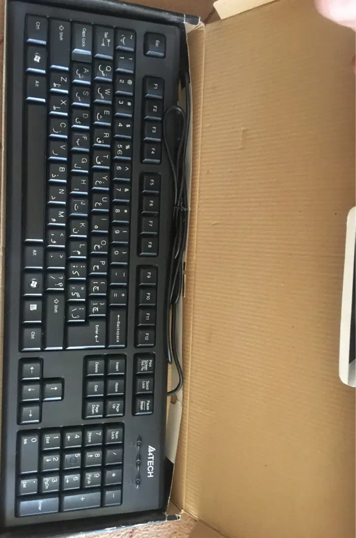 کیبورد A4Tech KR85|قطعات و لوازم جانبی رایانه|قم, سراجه (۱۵ خرداد)|دیوار