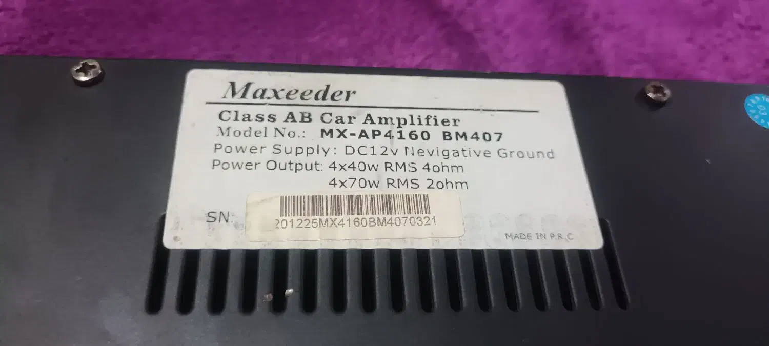 آمپلی Maxeeder|قطعات یدکی و لوازم جانبی|کرج, کارخانه قند|دیوار