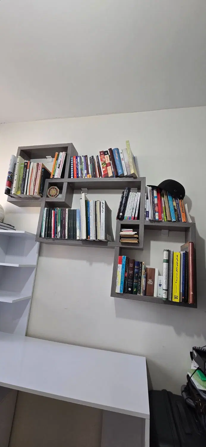 شلف|کتابخانه، شلف، قفسه‌های دیواری|تهران, ستارخان|دیوار