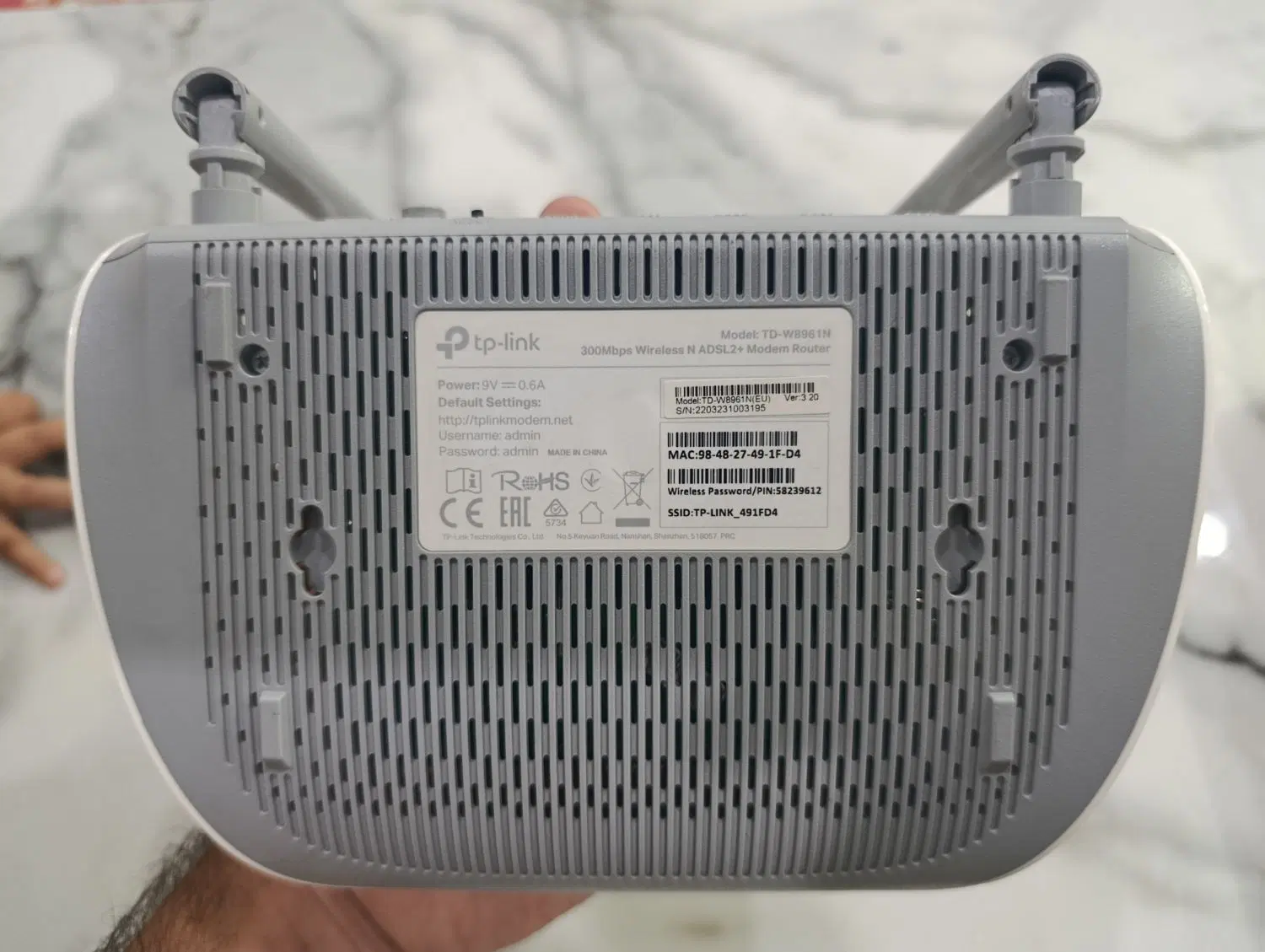 مودم TP-Link TD-W8961N|مودم و تجهیزات شبکه|خمینی‌شهر, |دیوار