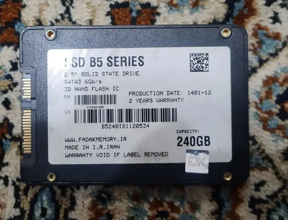 هارد ssd 240|قطعات و لوازم جانبی رایانه|تهران, ارامنه|دیوار
