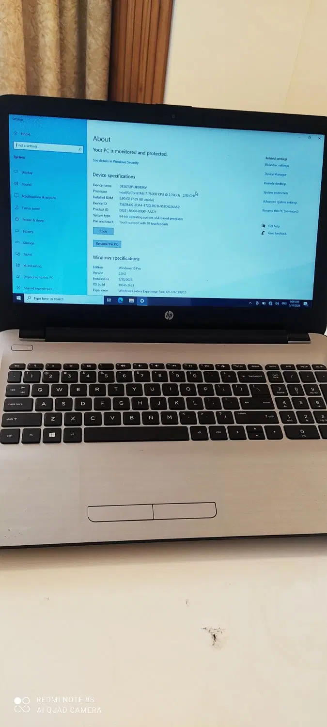 لب تاپ hp|رایانه همراه|کرمانشاه, |دیوار