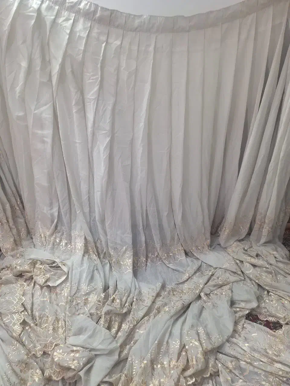 پرده حریر|پرده، رانر، رومیزی|فولادشهر, زاینده رود|دیوار