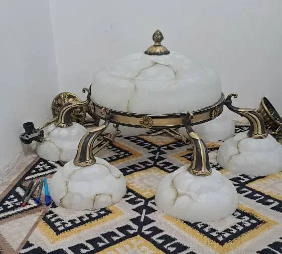 لوستر|لوستر و چراغ آویز|پرند, فاز ۶|دیوار