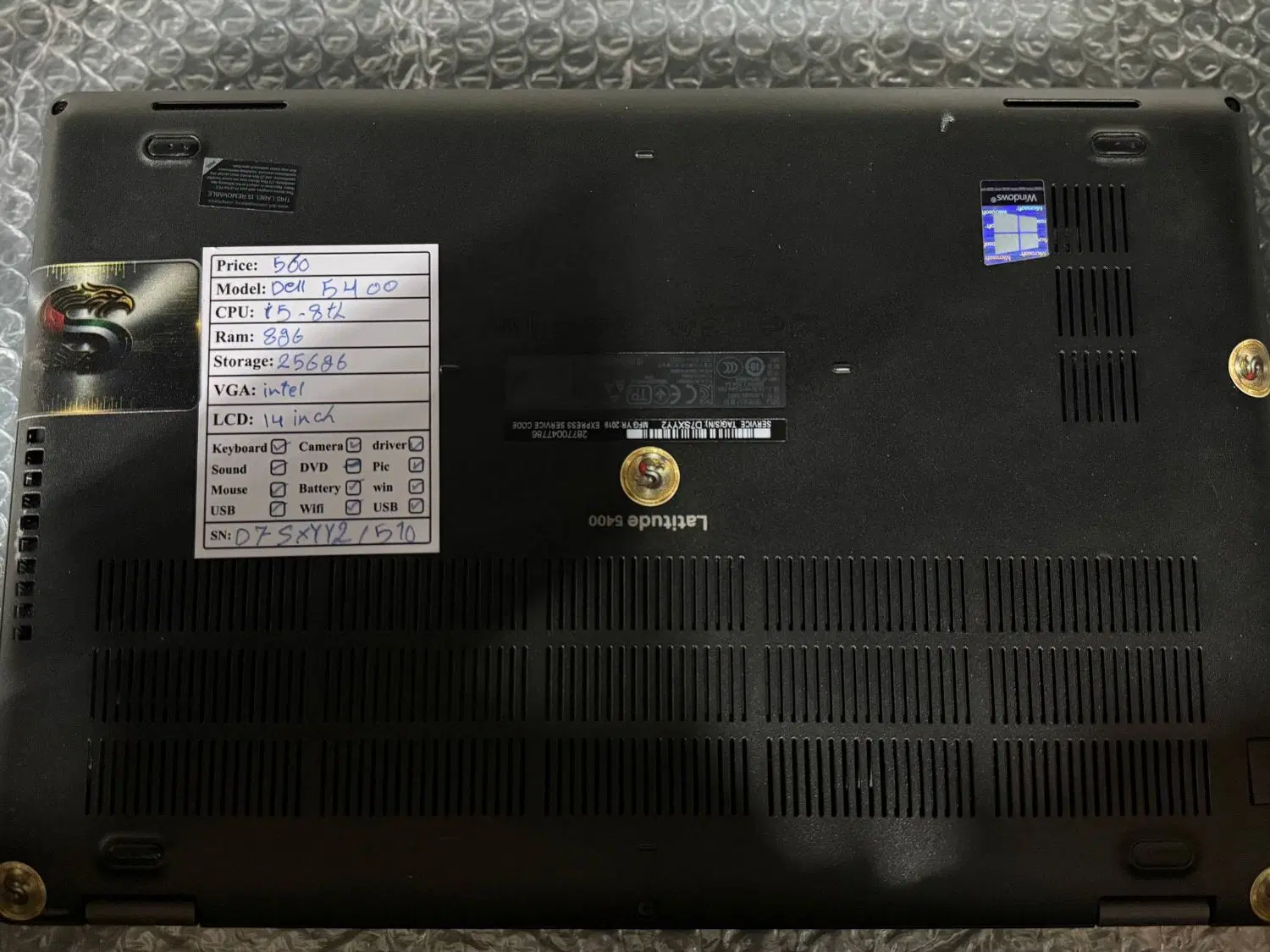DELL LATITUDE 5400|رایانه همراه|تهران, فلسطین (میدان انقلاب)|دیوار