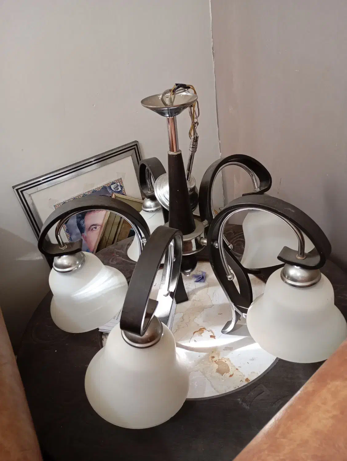 لوستر|لوستر و چراغ آویز|خرمآباد, |دیوار