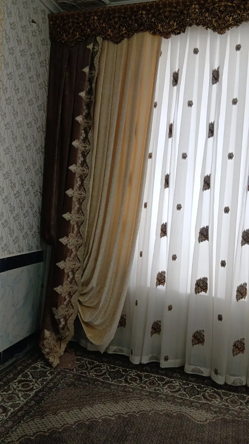 پرده|پرده، رانر، رومیزی|بناب, |دیوار