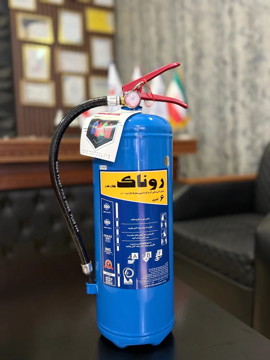 کپسول آتش نشانی 6 لیتری آب و کف روناک در تهران|ابزارآلات|تهران, گلستان (شهرک راه آهن)|دیوار