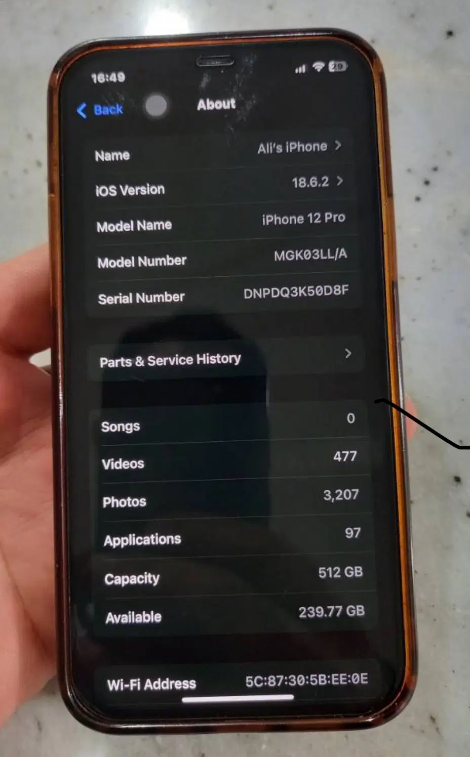 گوشی iPhone 12 Pro 512|موبایل|کردکوی, |دیوار