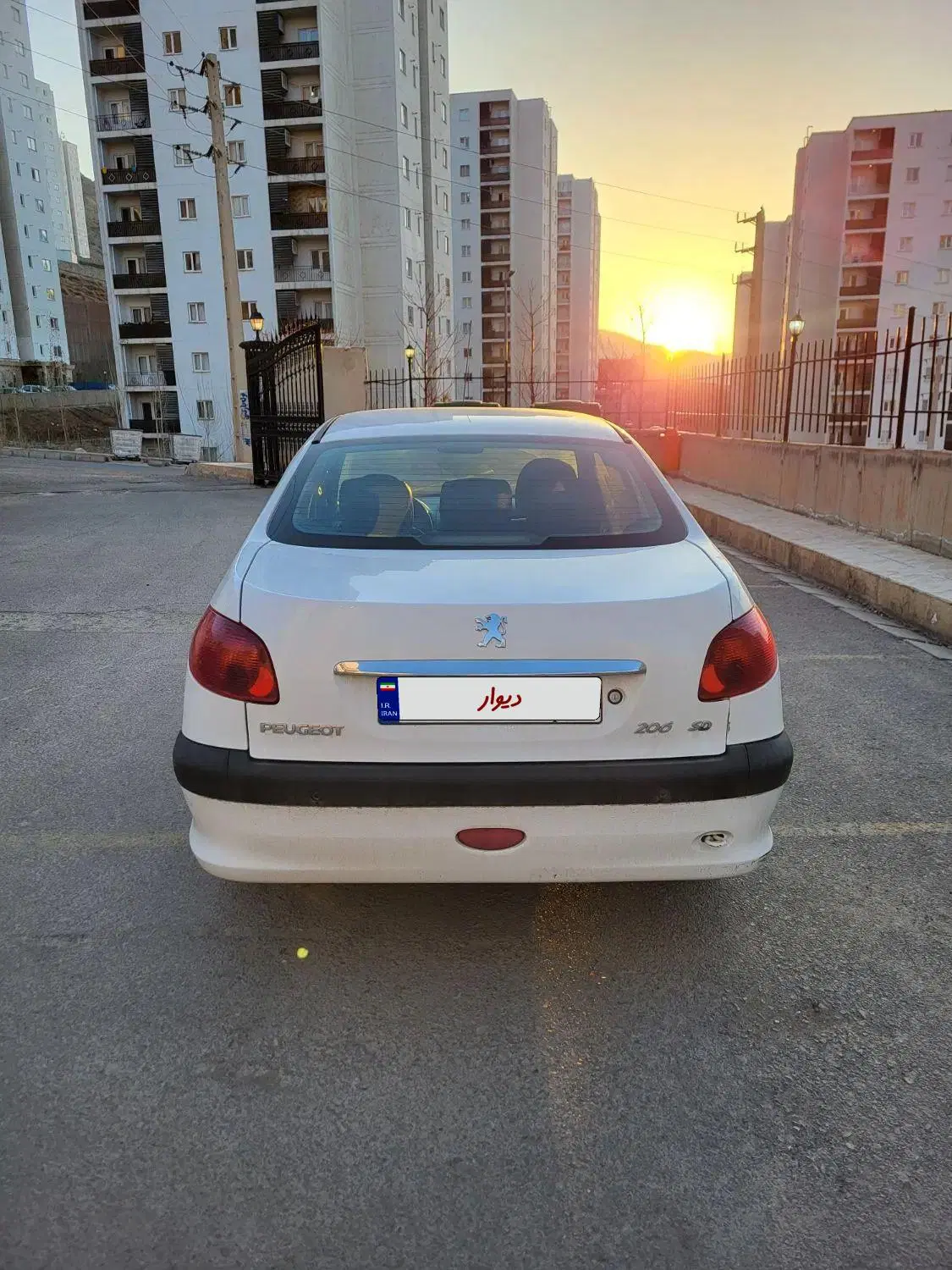206 SD V8 سفید|خودرو سواری و وانت|پردیس, فاز ۱۱|دیوار