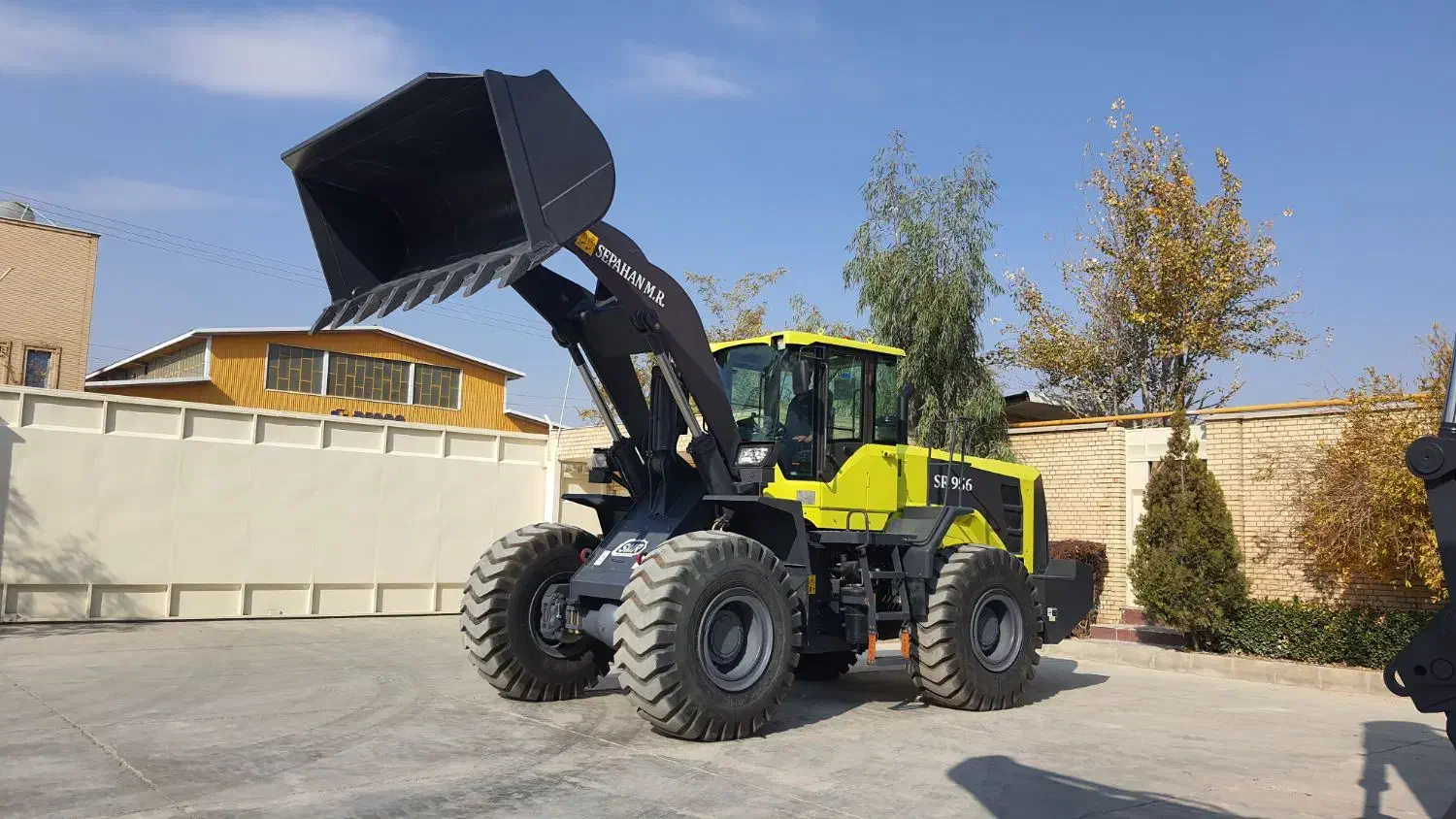 لودر|خودرو سنگین|ابریشم, |دیوار