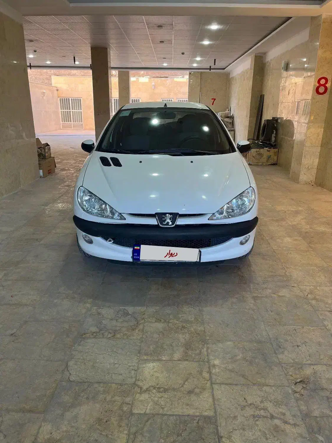 206 Sd 1396|خودرو سواری و وانت|بافت, |دیوار