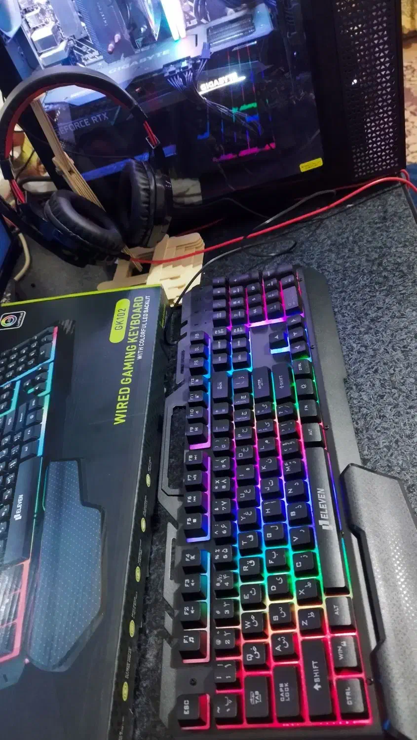 کیبورد GK-102|قطعات و لوازم جانبی رایانه|مبارکه, |دیوار