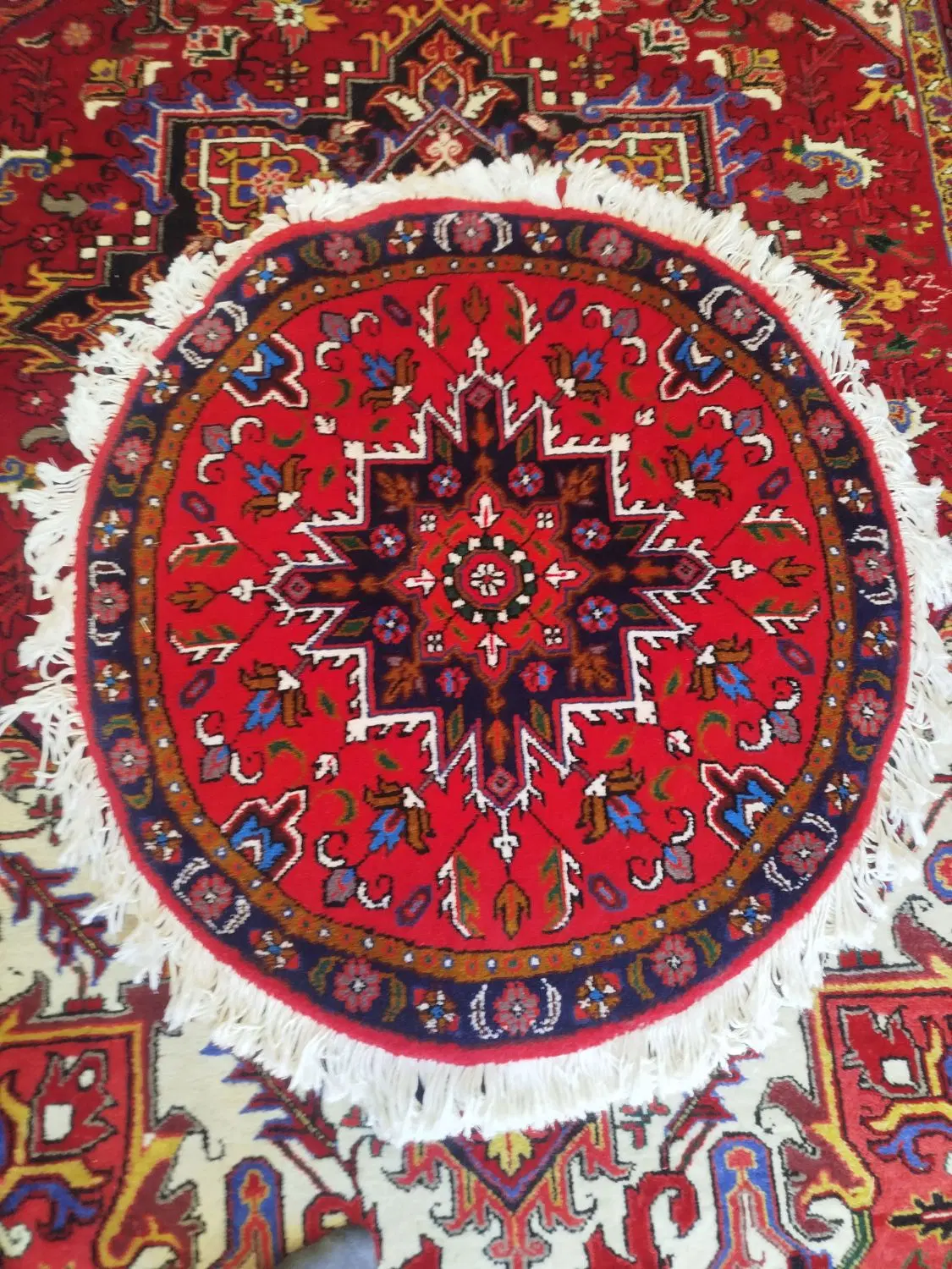 دایره 1*1|فرش|مراغه, |دیوار