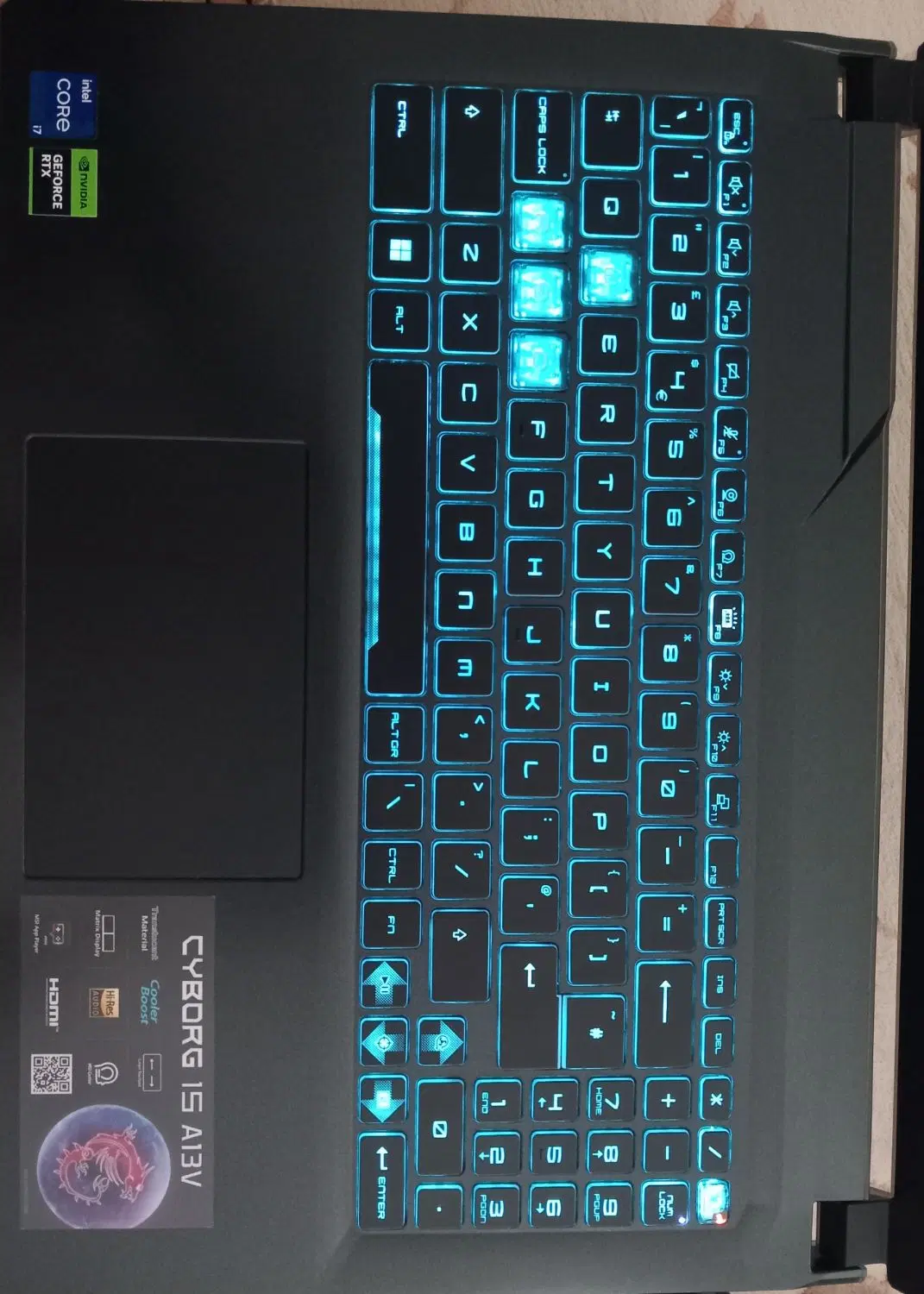 msi cyborg 15 a13vf|رایانه همراه|شیراز, سجادیه|دیوار