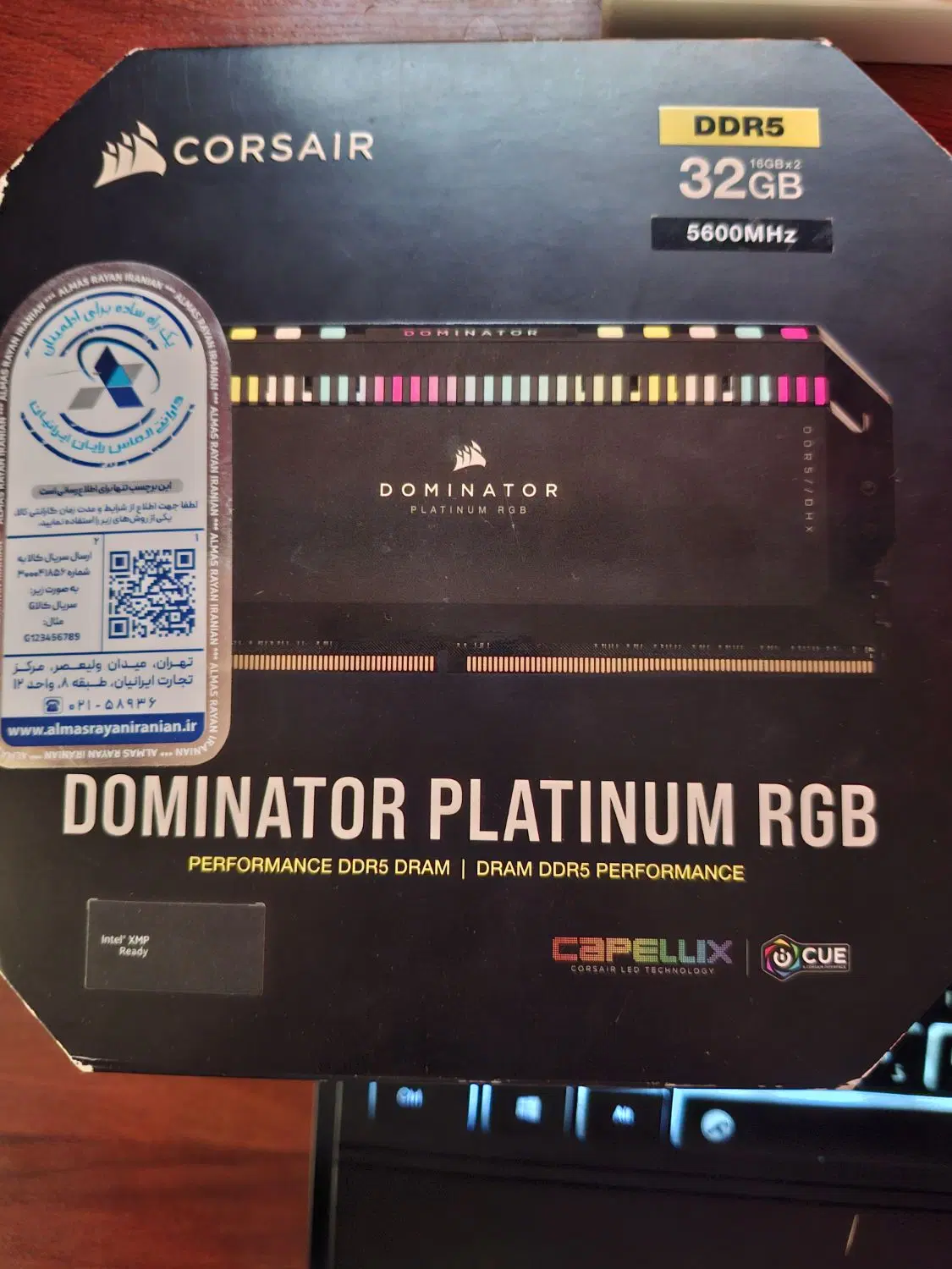 ram 32g corsair dominator 5600|قطعات و لوازم جانبی رایانه|چمستان, |دیوار