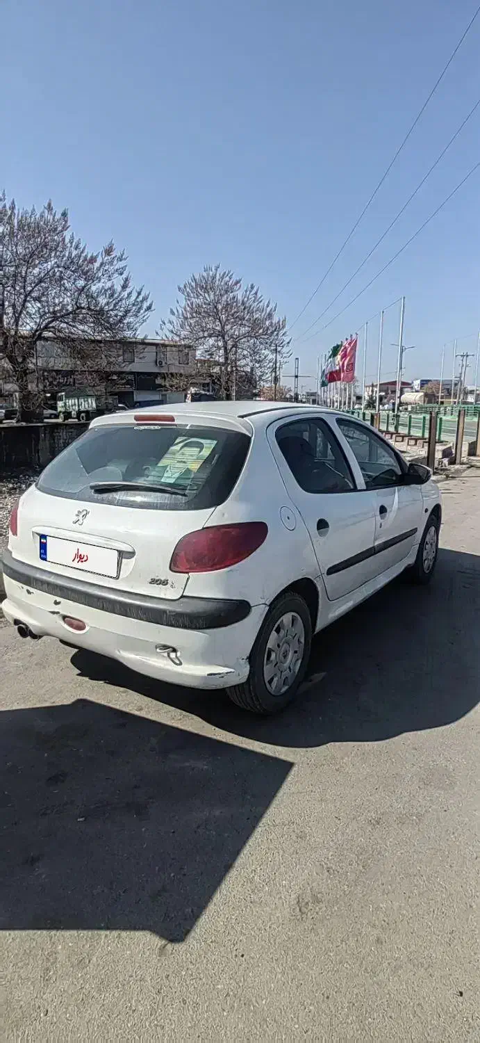 206 تیپ 2 مدل 89|خودرو سواری و وانت|فاضل آباد, |دیوار