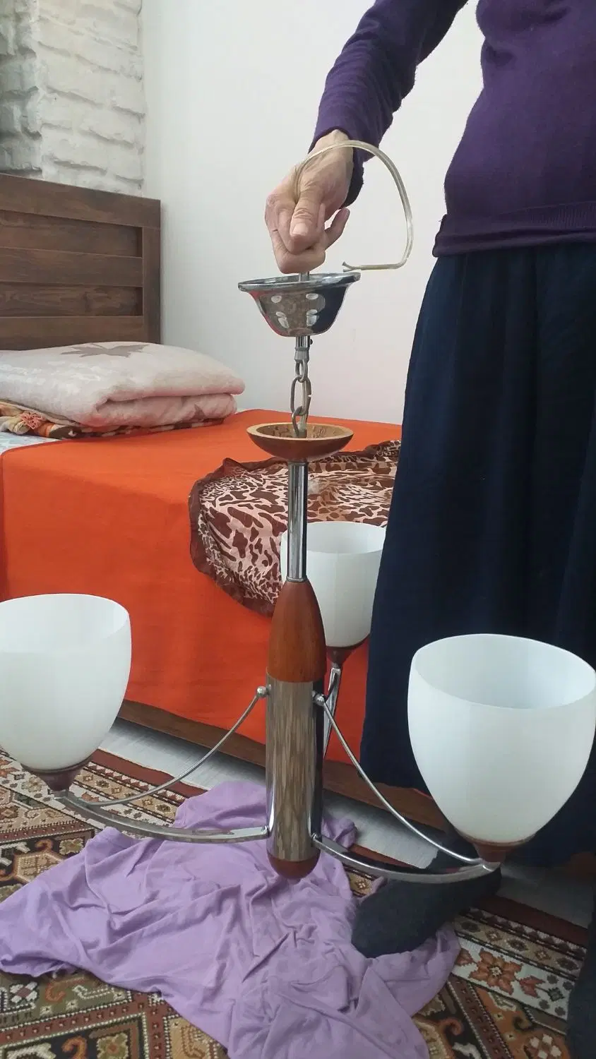 لوستر|لوستر و چراغ آویز|بابلسر, |دیوار