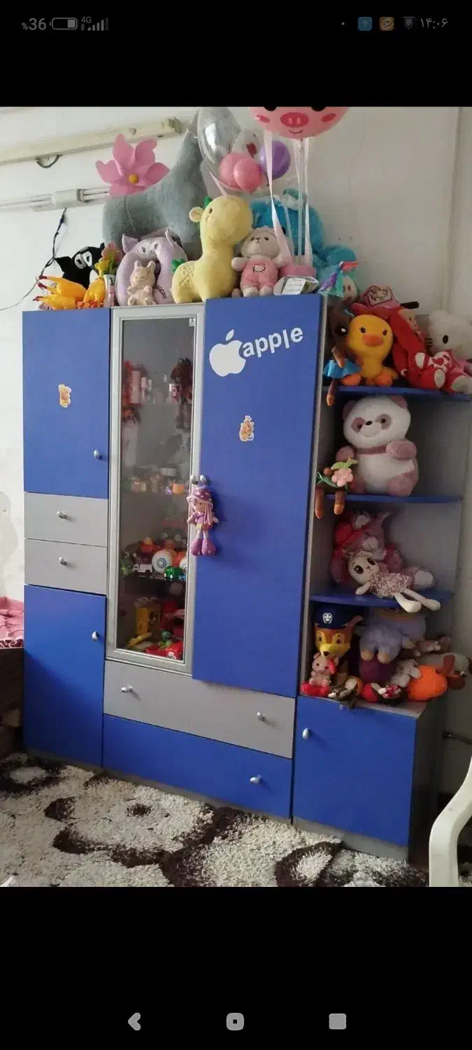 کمد بچگونه|جاکفشی، کمد، دراور|زرندیه, |دیوار