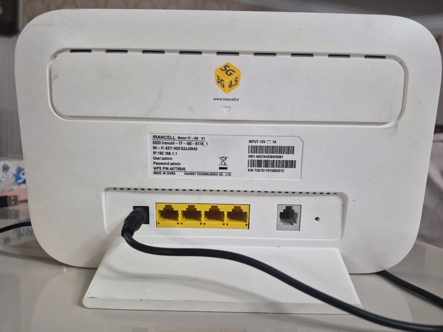 مودم huawei tf i 60 irancel|مودم و تجهیزات شبکه|تهران, فدک|دیوار