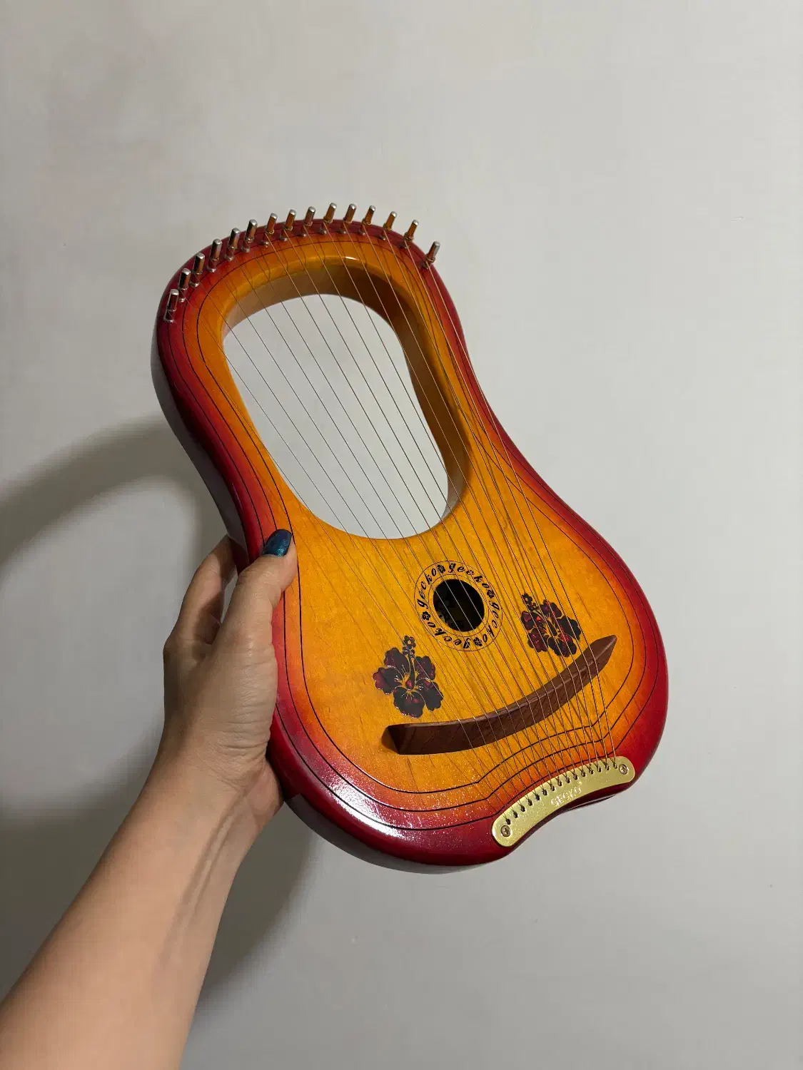 چنگ رومی|سازهای سنتی|اصفهان, بهارستان|دیوار