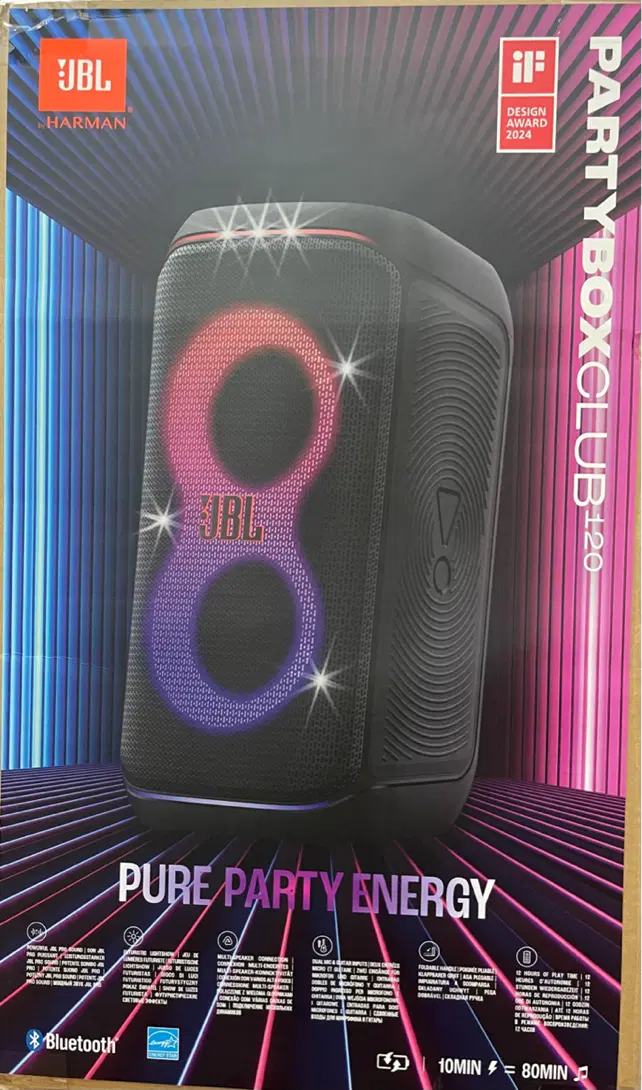 JBL party box club 120|سیستم صوتی خانگی|مشهد, شهید بهشتی|دیوار