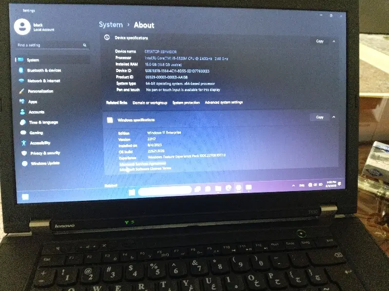 لب تاپ Lenovo T530|رایانه همراه|ارومیه, |دیوار