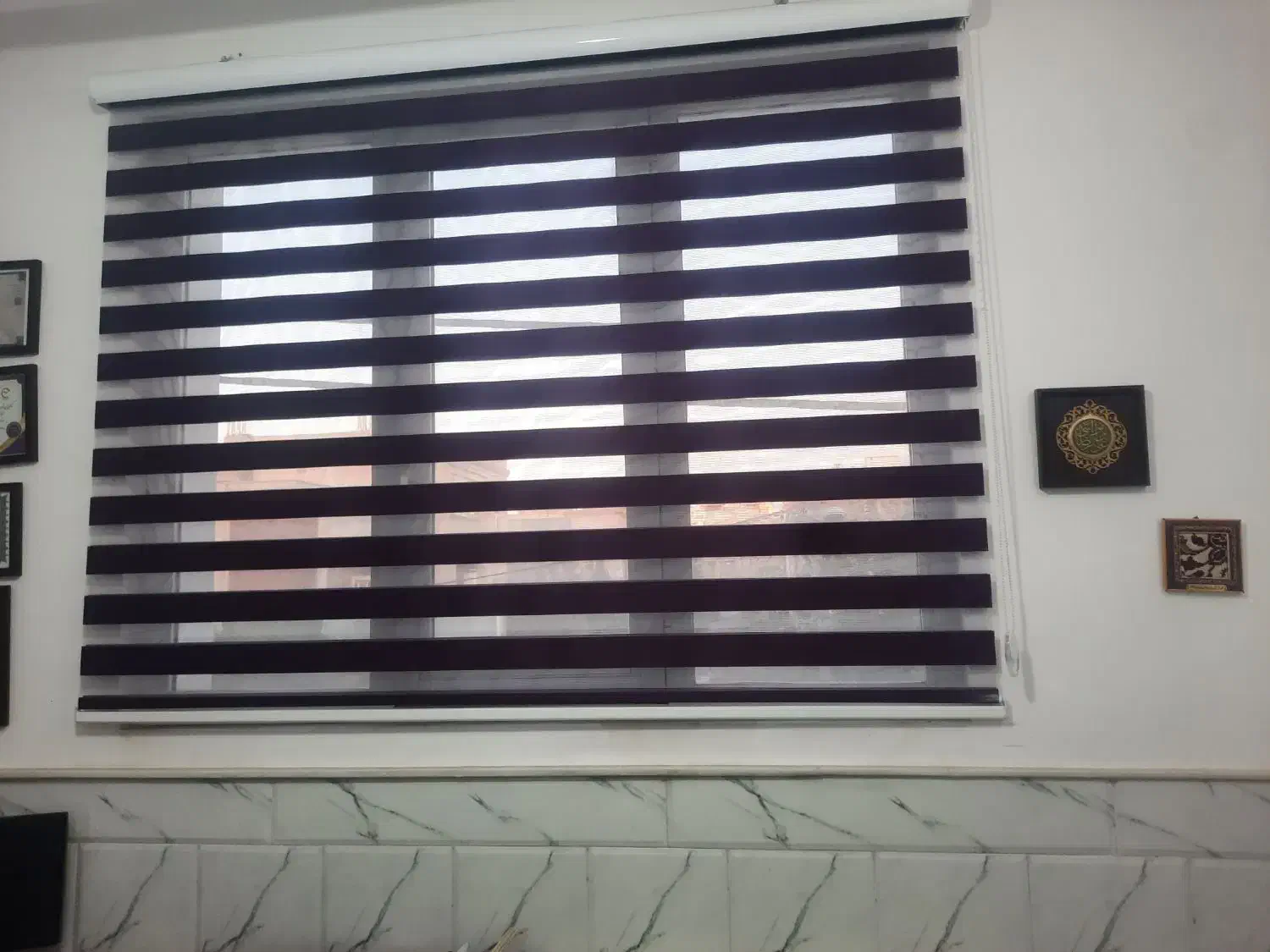 پرده زبرا|پرده، رانر، رومیزی|قم, بنیاد|دیوار