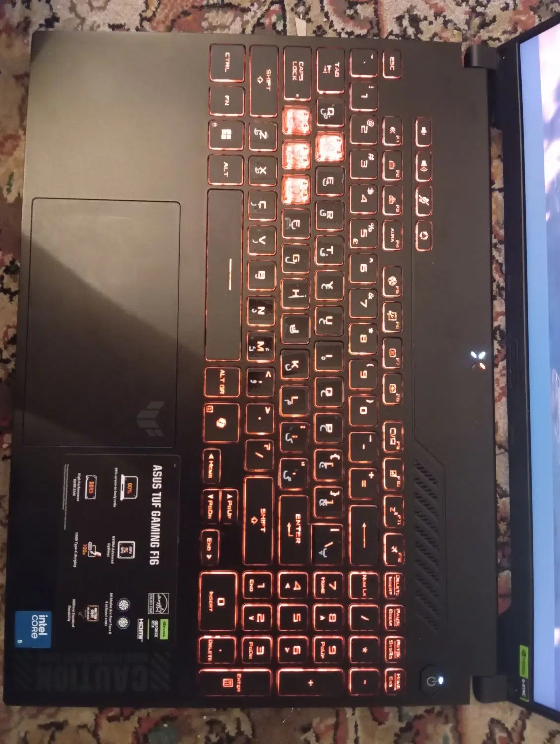 laptop taf giming f16 fx607v|رایانه همراه|تهران, امیر بهادر|دیوار