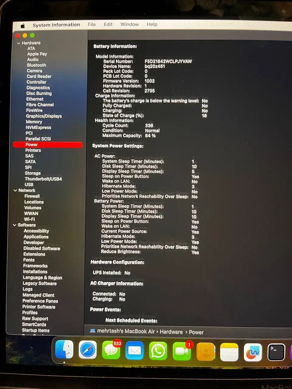 مکبوک air m1 2020|رایانه همراه|صدرا-فارس, فاز ۱|دیوار