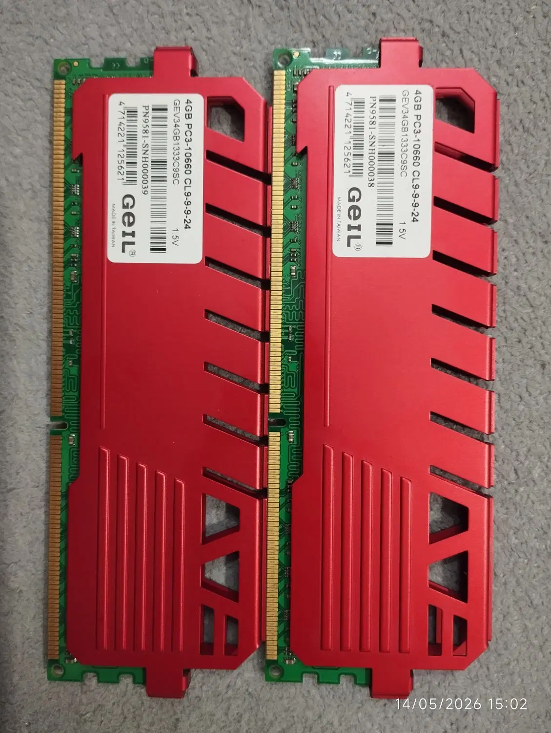 رم ۴ گیگ ddr3|قطعات و لوازم جانبی رایانه|قیامدشت - خاورشهر, |دیوار
