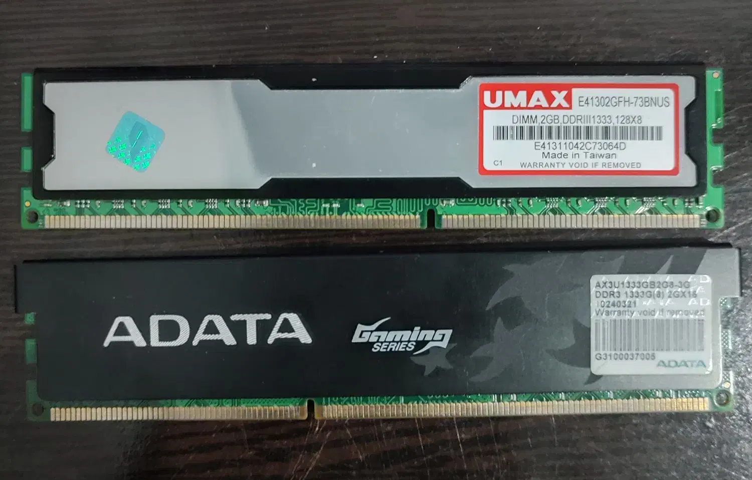 2 عدد رم DDR3 2GB|قطعات و لوازم جانبی رایانه|رشت, حمیدیان|دیوار