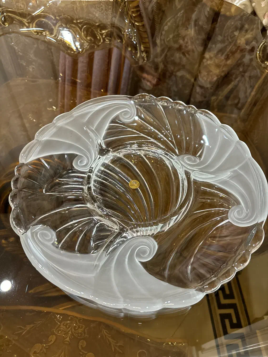 یک جفت دیس شیشه ای ژاپنی|ظروف سرو و پذیرایی|تهران, نیروی دریایی|دیوار