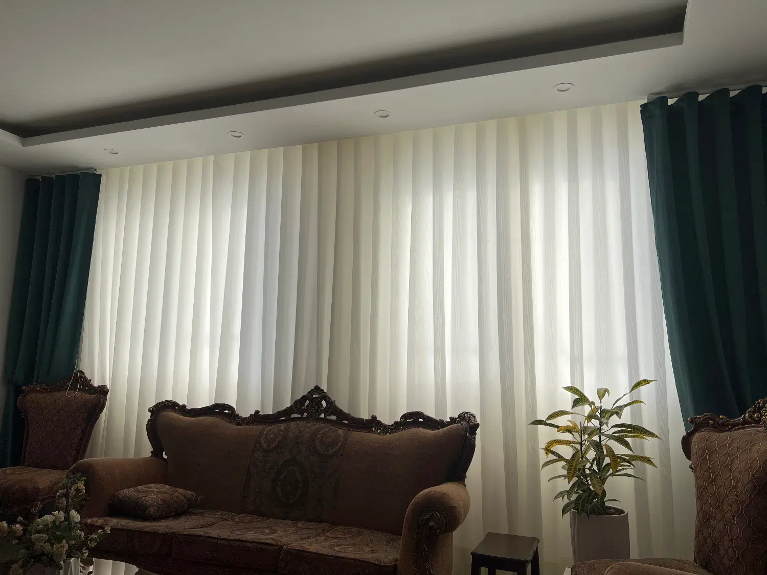 پرده|پرده، رانر، رومیزی|نیشابور, شهرک فیروزه|دیوار
