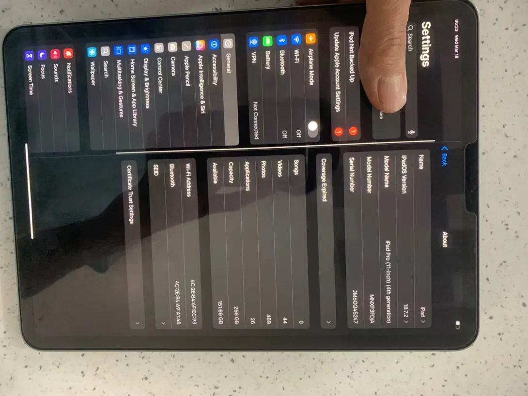 ipad pro 11-inch m2|تبلت|مشهد, پنجتن|دیوار