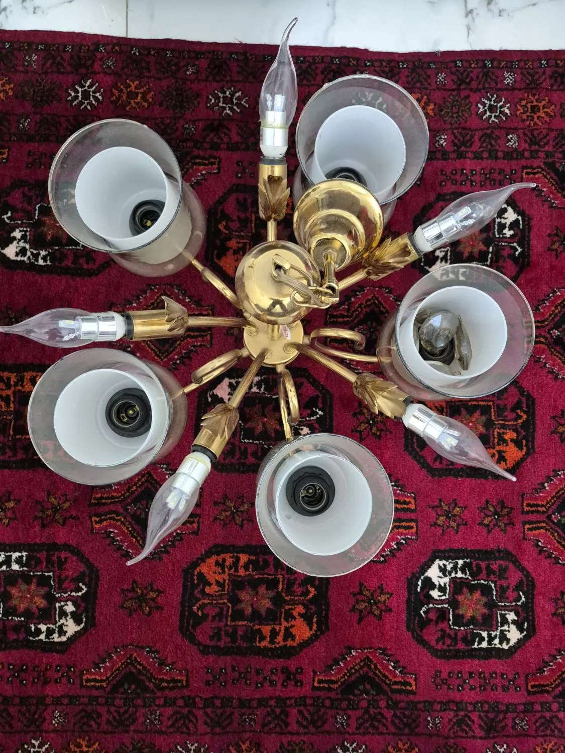 لوستر|لوستر و چراغ آویز|سمنان, |دیوار