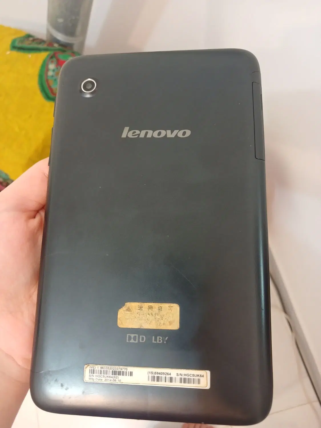 تبلت lenovo A3300 gv|تبلت|رشت, دیلمان|دیوار