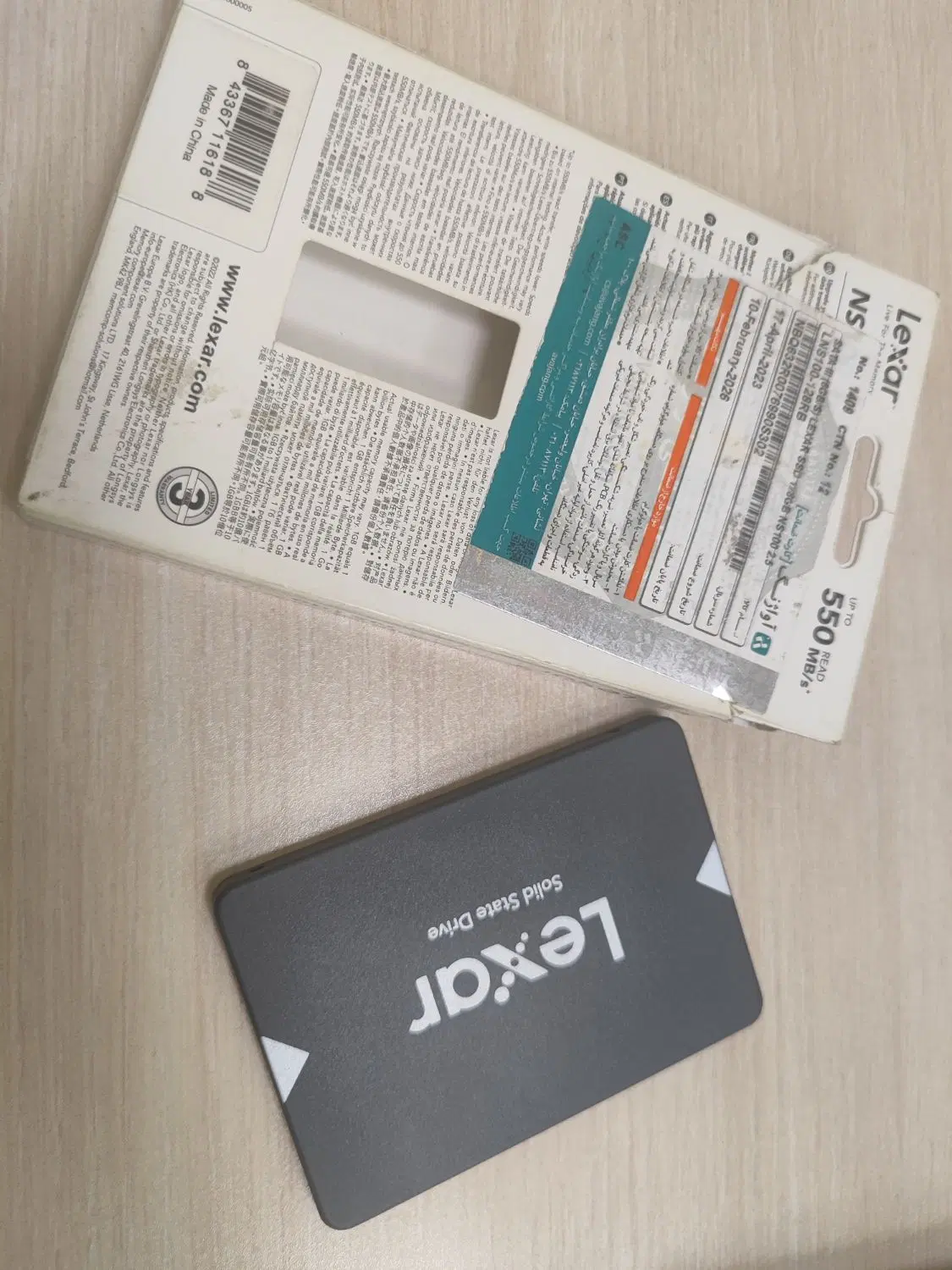 هارد SSD lexar 128|قطعات و لوازم جانبی رایانه|تهران, تهرانپارس غربی|دیوار